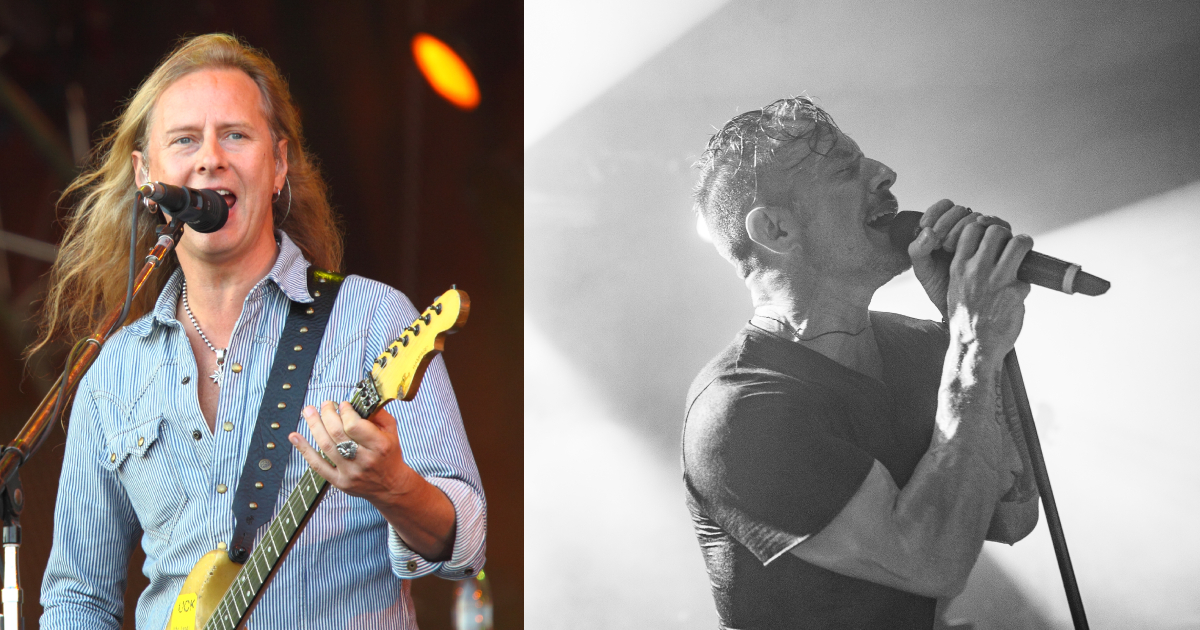 Jerry Cantrell de la Alice in Chains îpreuna cu Greg Puciato în studioul Foo Fighters